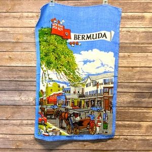 “Bermuda” Linen Tea Towel